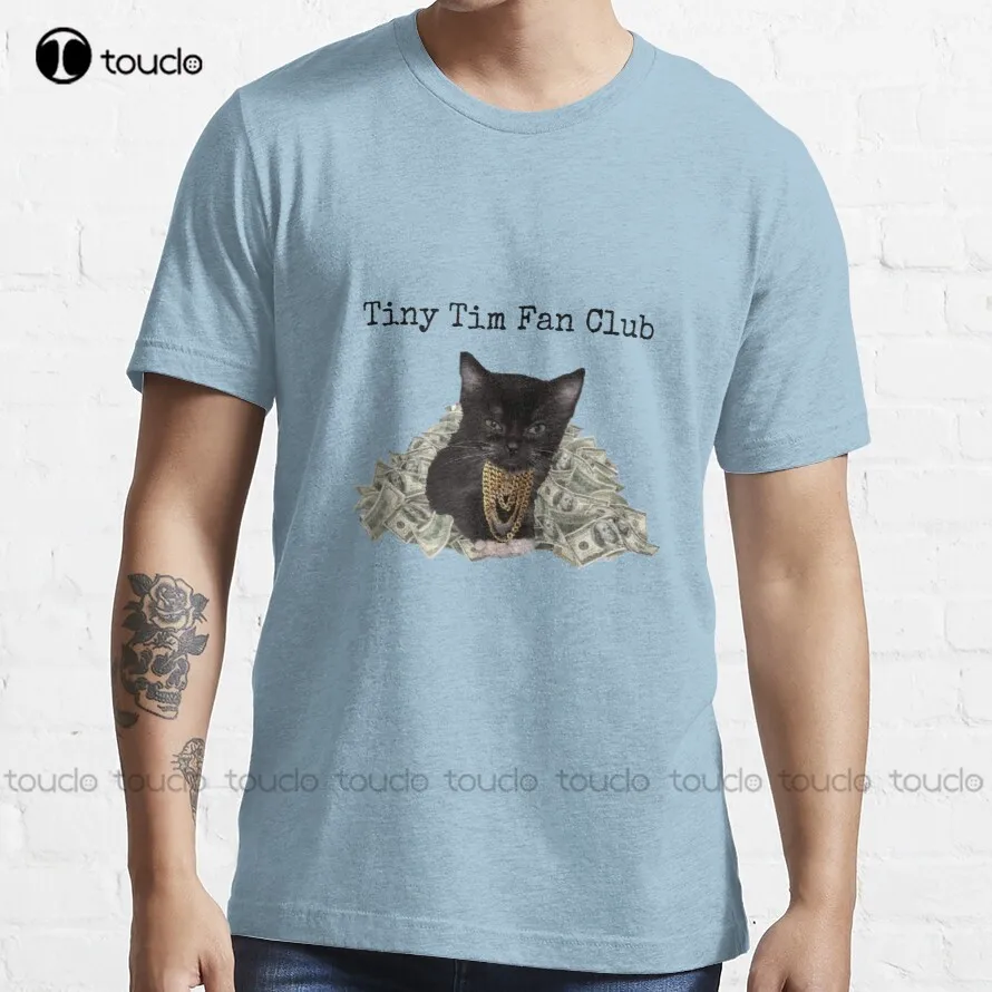 

Крошечная Футболка с принтом Тима фаната, денег, персонализированная футболка унисекс с цифровым принтом, модная забавная футболка унисекс для подростков