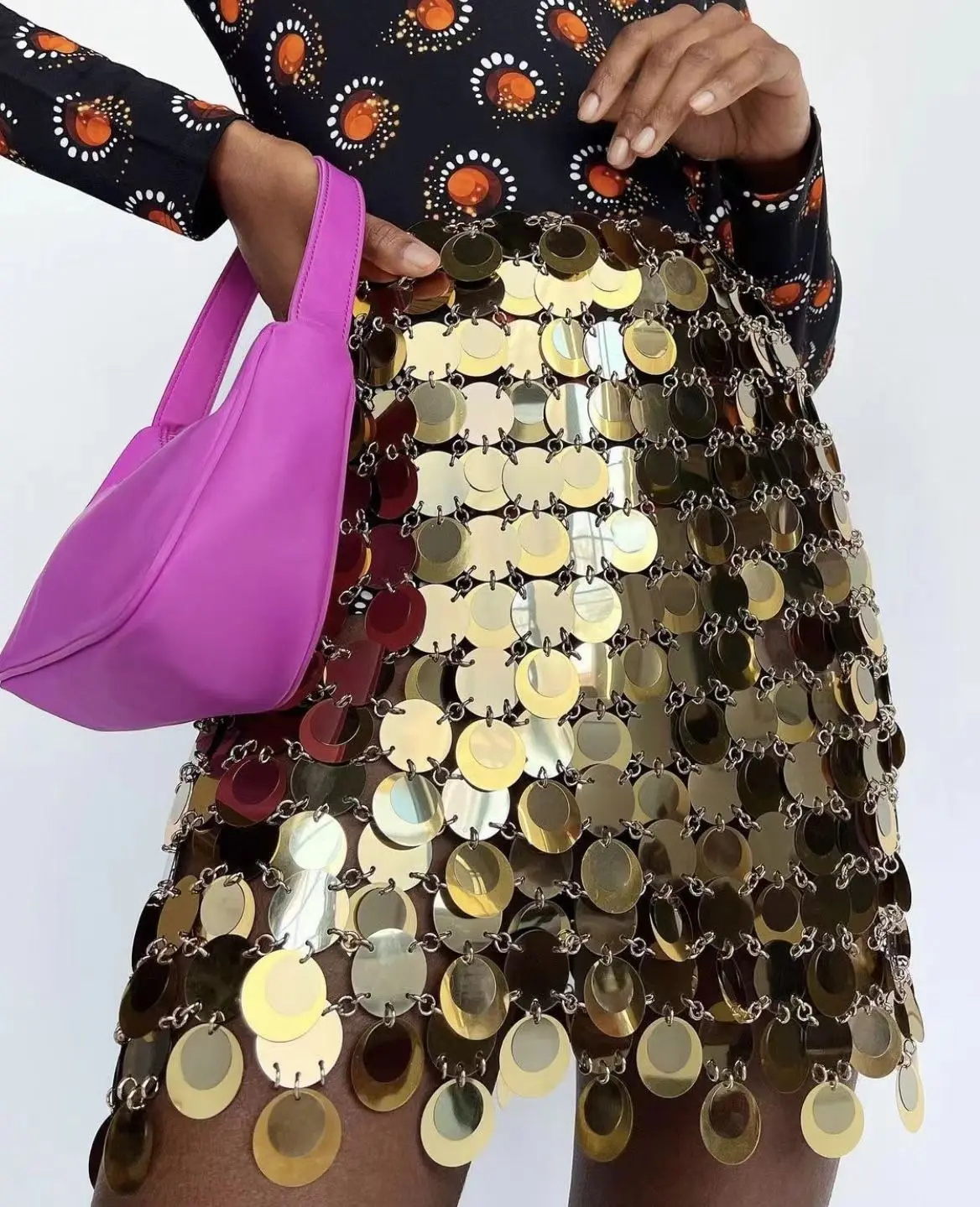 

Сексуальная прозрачная мини-юбка y2k с металлическими блестками, женская летняя пляжная Клубная юбка-карандаш, женские юбки 2023, праздничная одежда