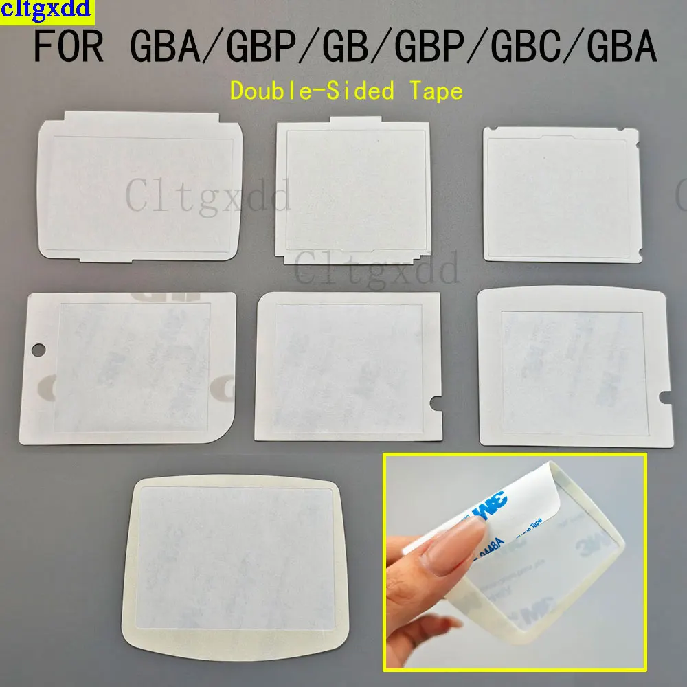 Фото Cltgxdd 5-10 шт. (5-10 штук) подходят для GBA GBC GBP GBGBPA, стеклянные линзы, двусторонняя лента для ЖК-экранов. №1