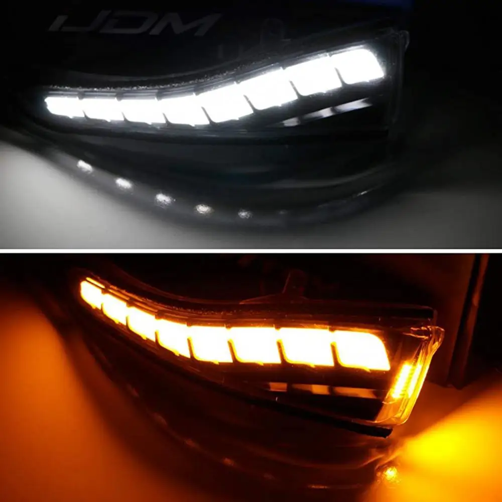 

Light Lamp LED 2Pcs 9-16V DC Flashing Rearview Mirror Turn Signal for Infiniti