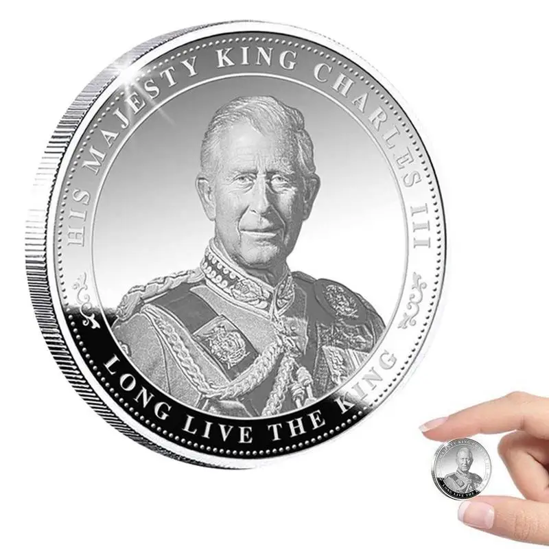 

2023 New King Charles Coin Collectible Art Gift Physical Last Rose Professional Commemorative Coin Crafts Souvenir Gift