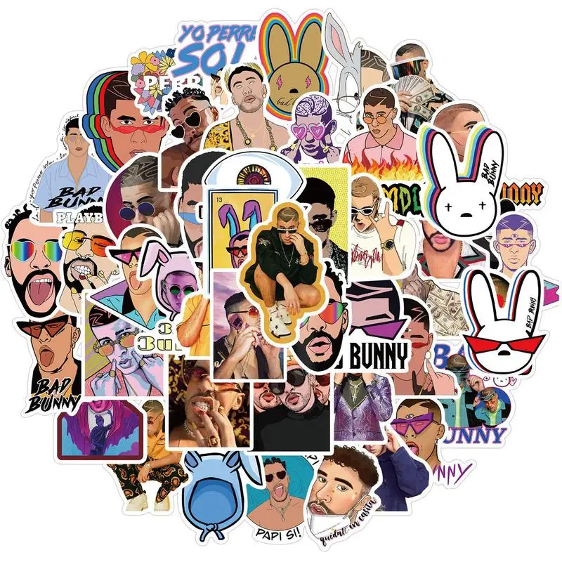 

Stickers For Water Bottles 50pcs Waterproof Colorful Computer Stickers For Kids High Temperature Resistance Reusable Decal