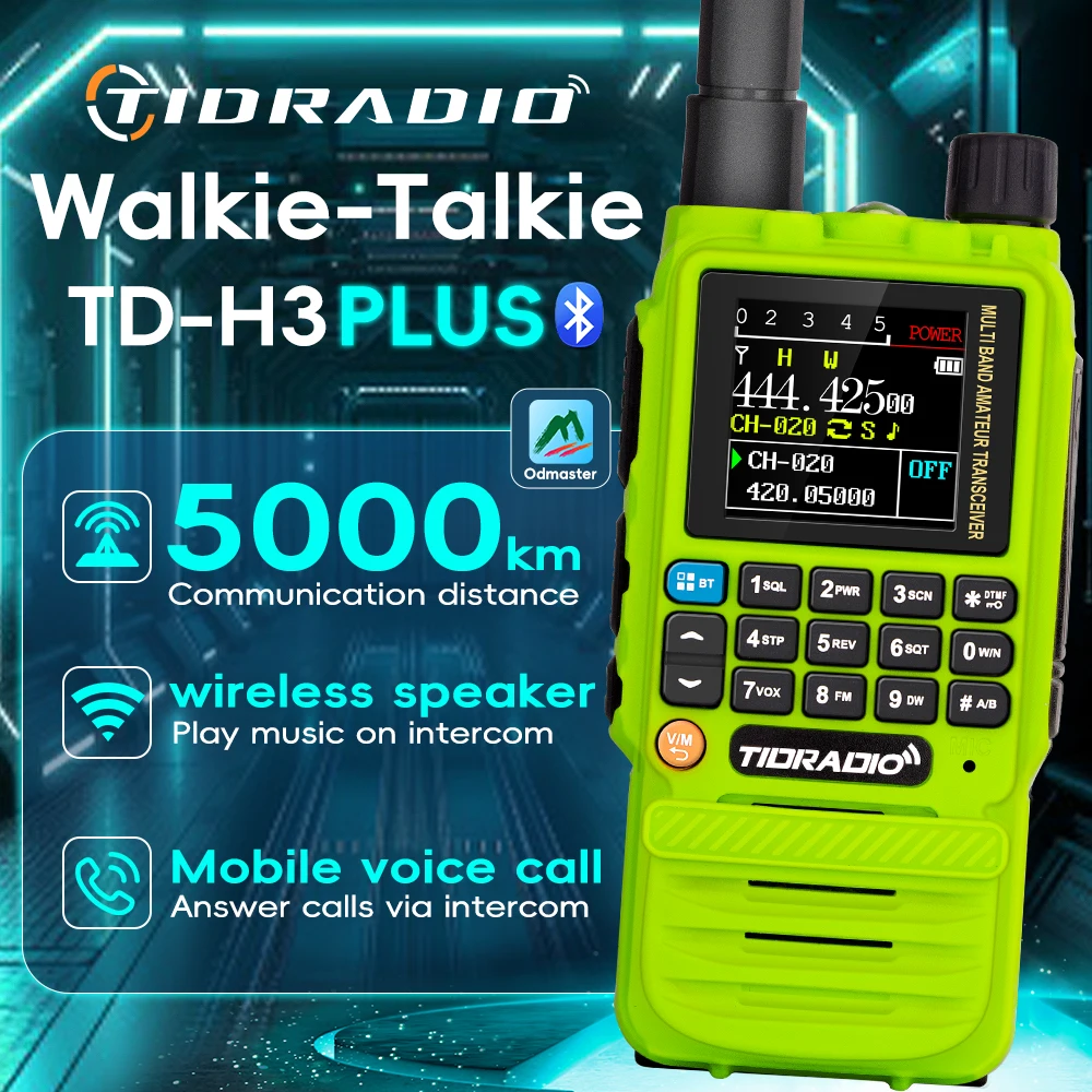 

TIDRADIO H3 Plus Глобальный домофон Bluetooth