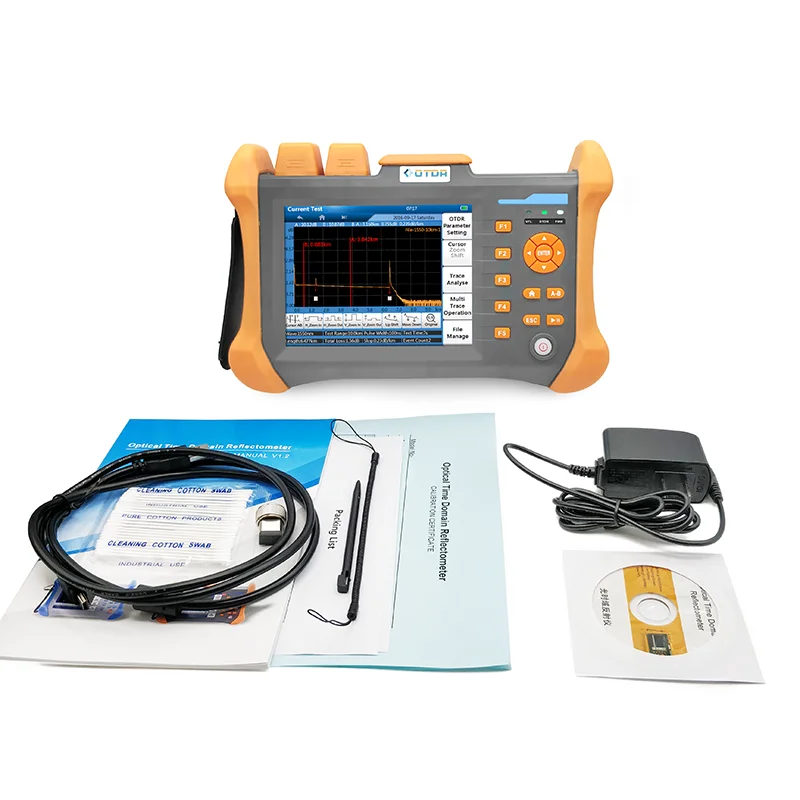 40-120km TMO300 5.6 inch Touching screen SM MM 1310/1550nm 850/1300nm 30/28dB 32/30dB 21/19dB Integrated VFL 40km OTDR