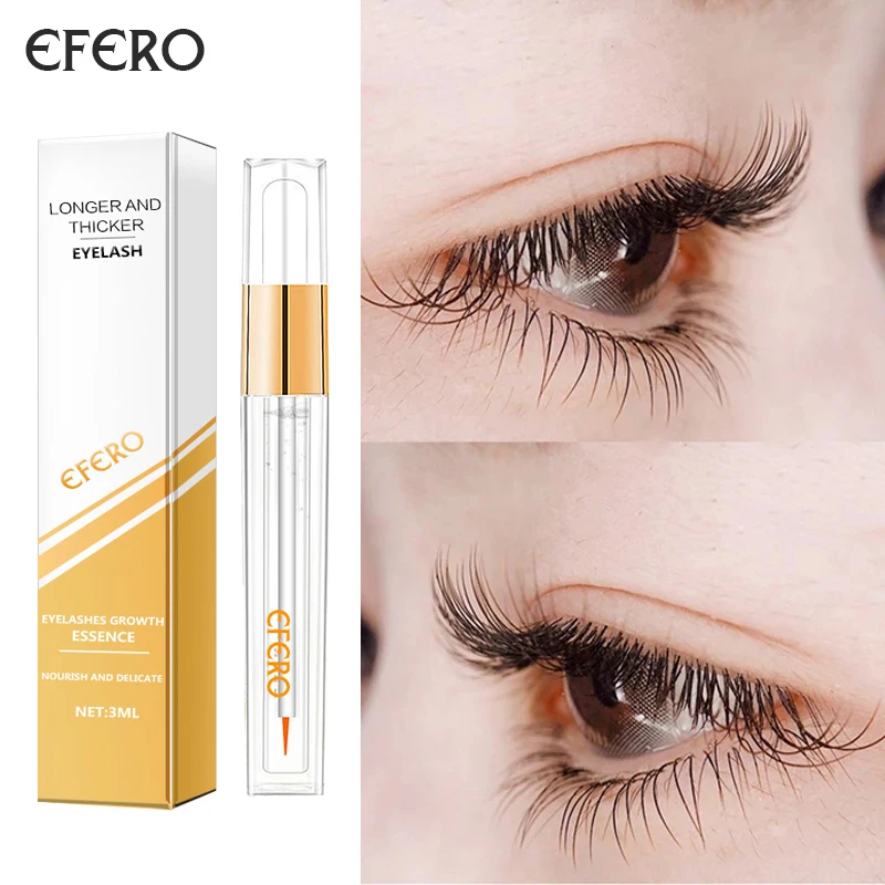 

EFERO Eye Lashes Serum Eyelash Enhancer Eyelash Serum Treatment Makeup Eye Lash Extensions Mascara Thicker Longer Eyelash Growth