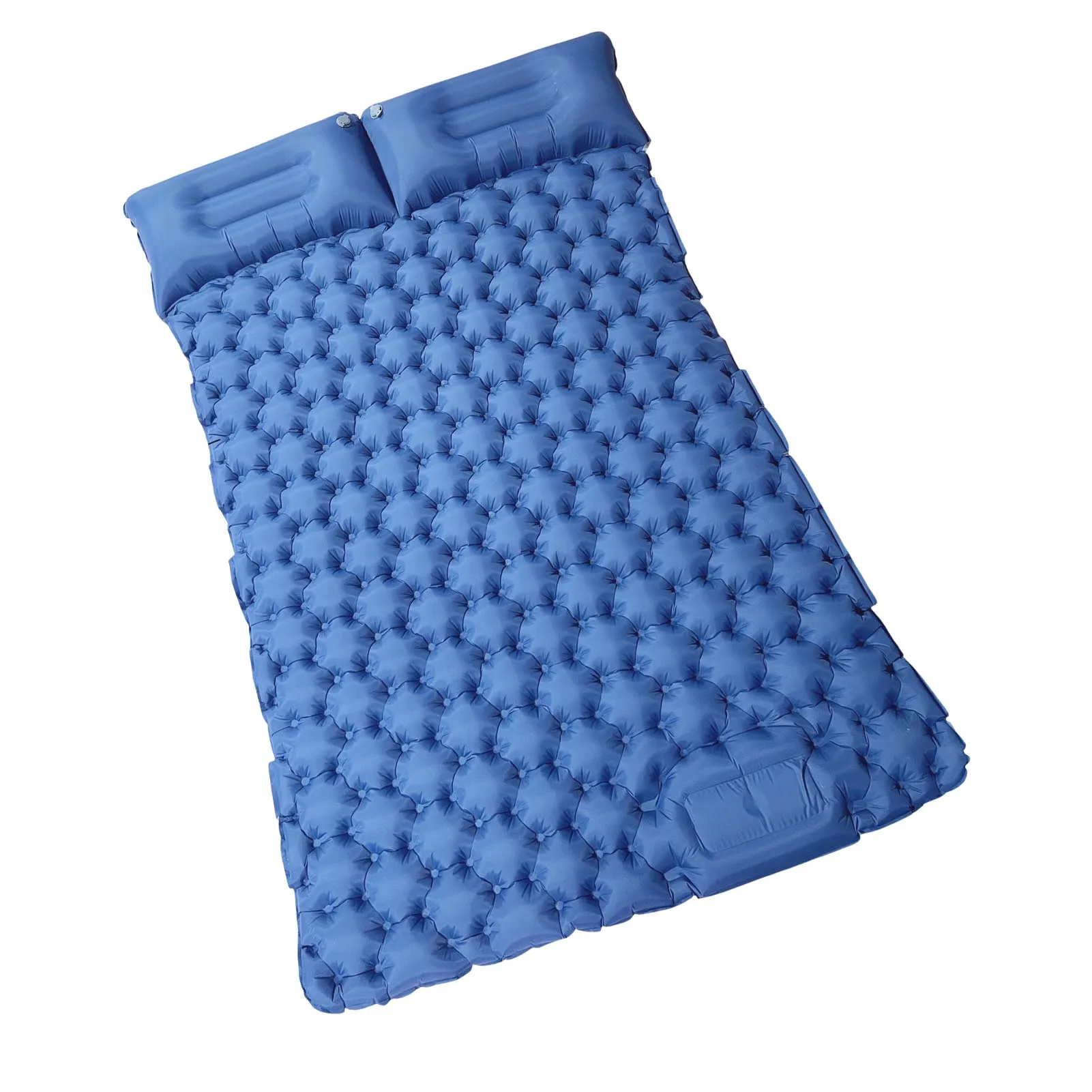 

2 Person Self Iatable Sleeping Pad Iatable Sleeping Mat Ultralight Waterproof Camping MattressPortable Folding Foot Pump
