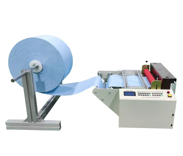 Автоматический роторный резак для расплава рулонов ткани машина резки нетканых