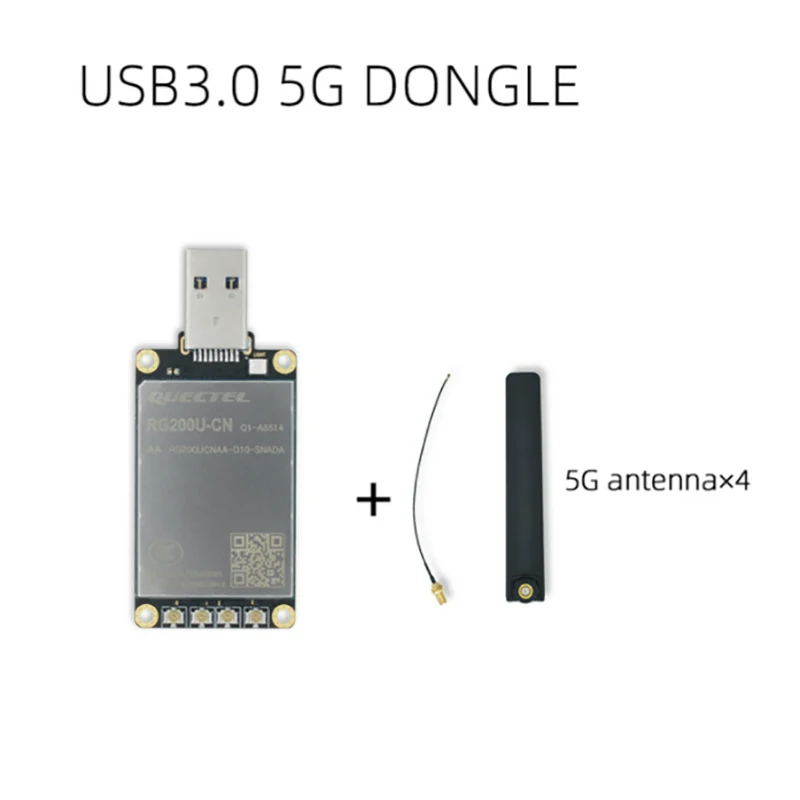 Quectel Small Size 5G USB3.0 DONGLESS RG200U-CN 5G Module Switch Board Enables Serial Communication enlarge