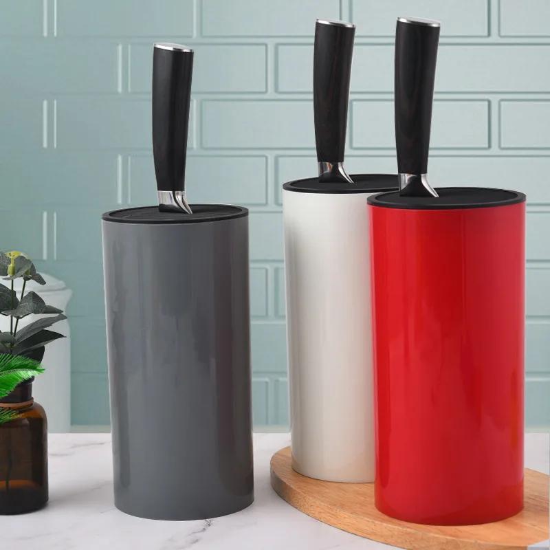 

1 Piece Set of Household Plastic Knife Holder Free Insert Knife Holder Scissors Set Tableware Storage Box Kitchen Knife Holder