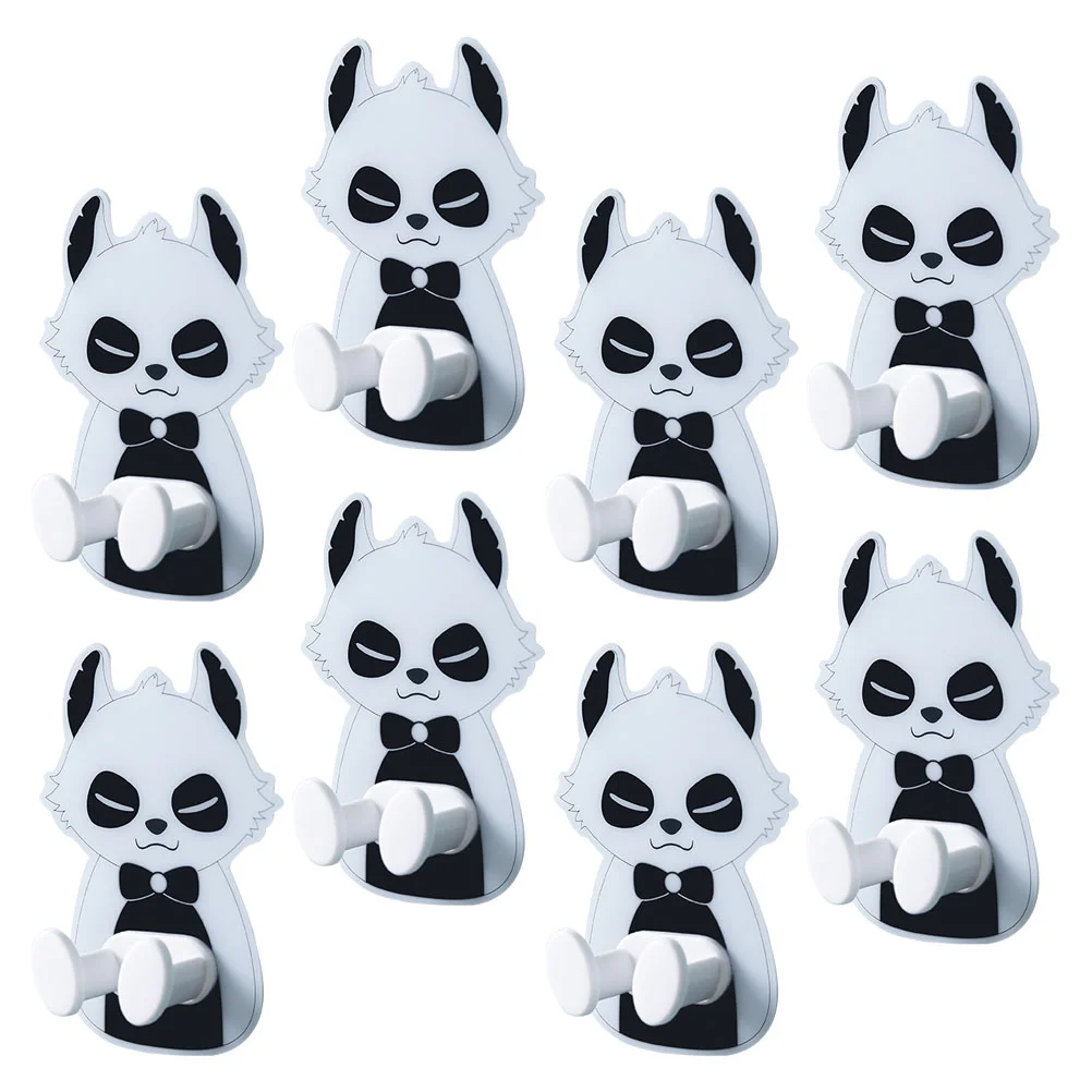 

8pcs Durable Plug Hooks Wall-mounted Plug Hooks Heavy Duty Plug Storage Hooks