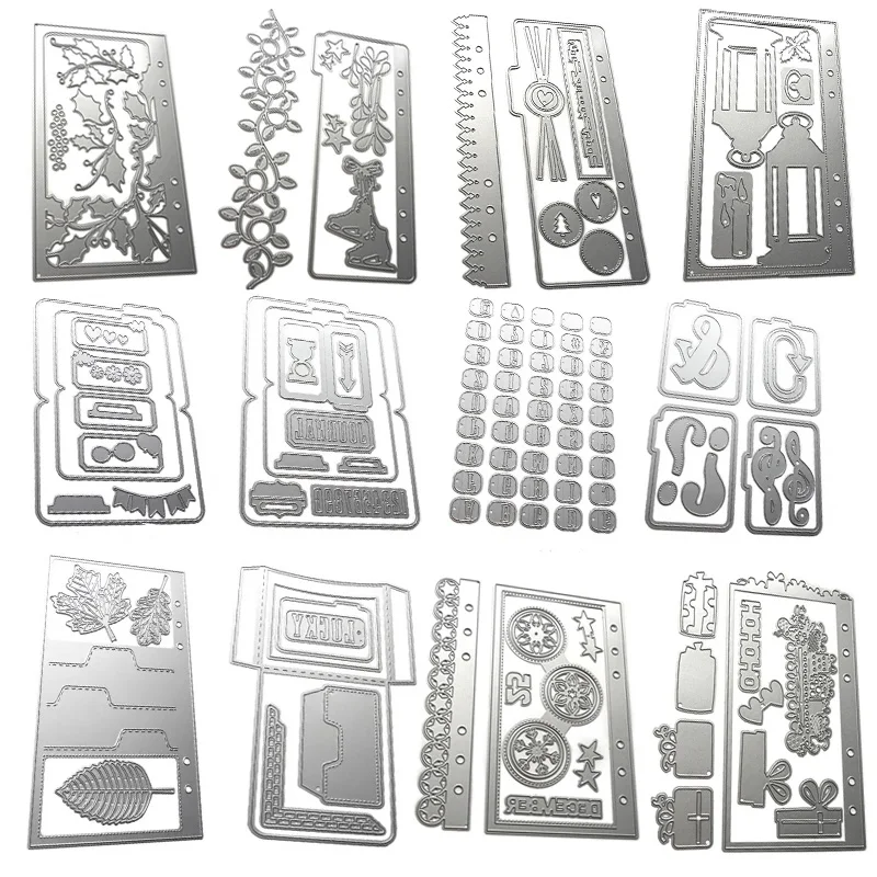 

Metal cutting dies new arrivals 2022 Christmas mold and stamp for scrapbook practice Photo album decoration process die