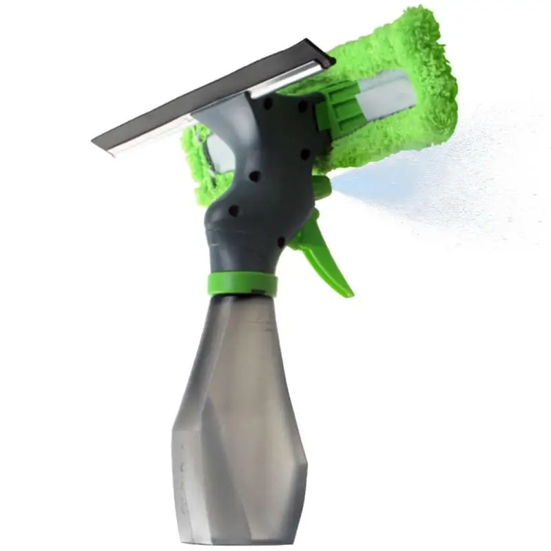 

Скребок для мытья окон 3 в 1, маленький скребок для мытья лобового стекла автомобиля, дома и сада