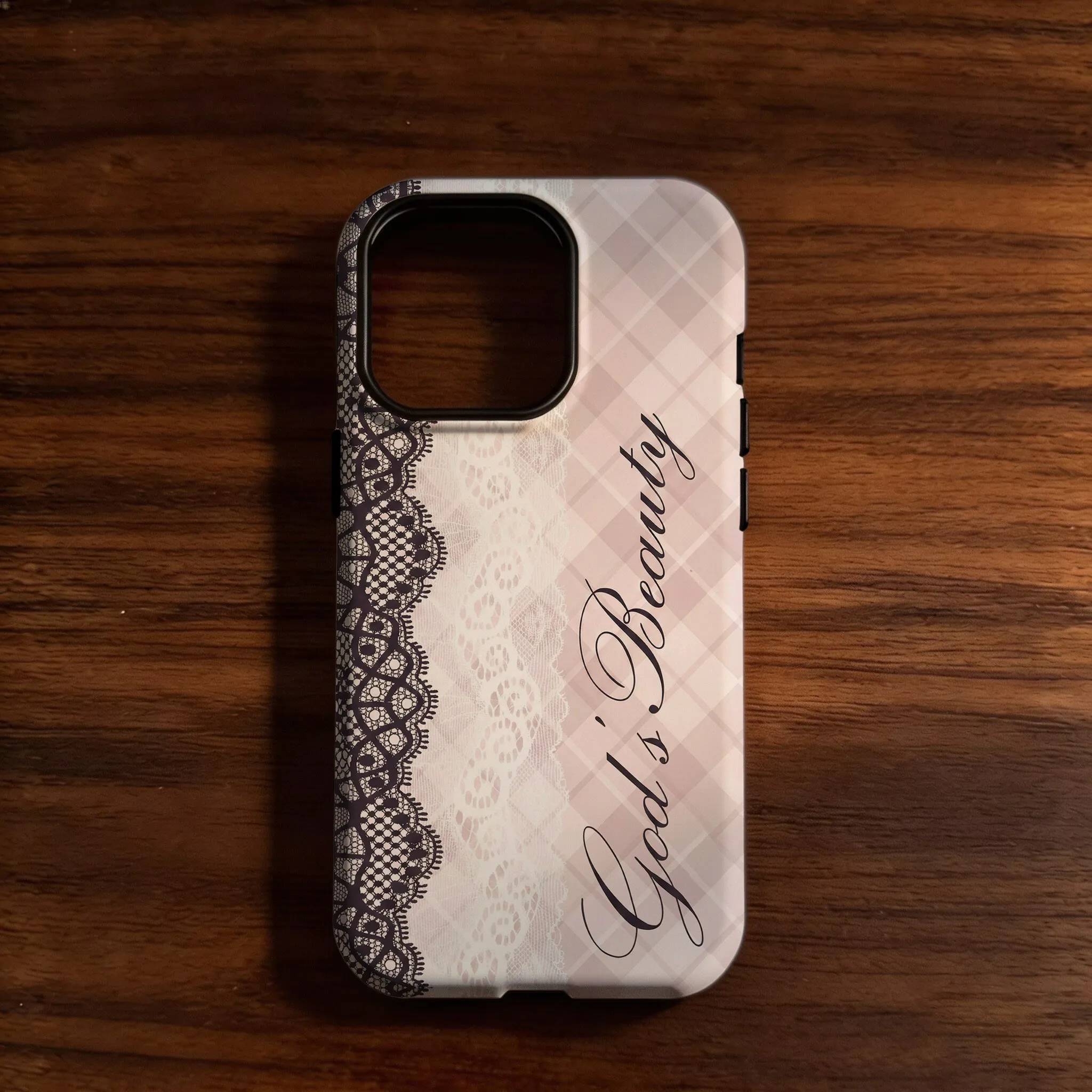 Фото Чехол LALA Pink lace leopard для iPhone 17, 17e, 16, 15, 14, 13, 12, 11, X, XS, XR, XSMAX, 7, 8, Air, Pro, Max, Plus, двухслойная задняя крышка №3