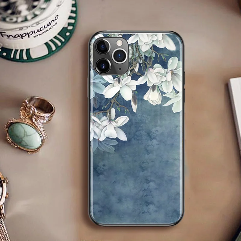 Чехол из закаленного стекла для iPhone 13 11 12 Mini PRO XS MAX 6 6S 7 8 Plus X XR SE2020 5 - купить по