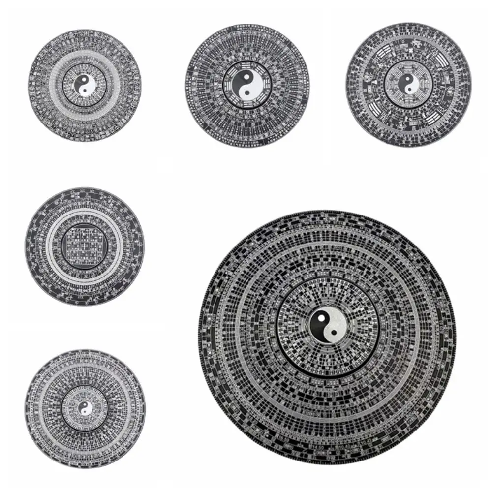 Фэн-шуй ручной тай-чи кончик пальца гироскоп Багуа узор алюминиевый сплав палец