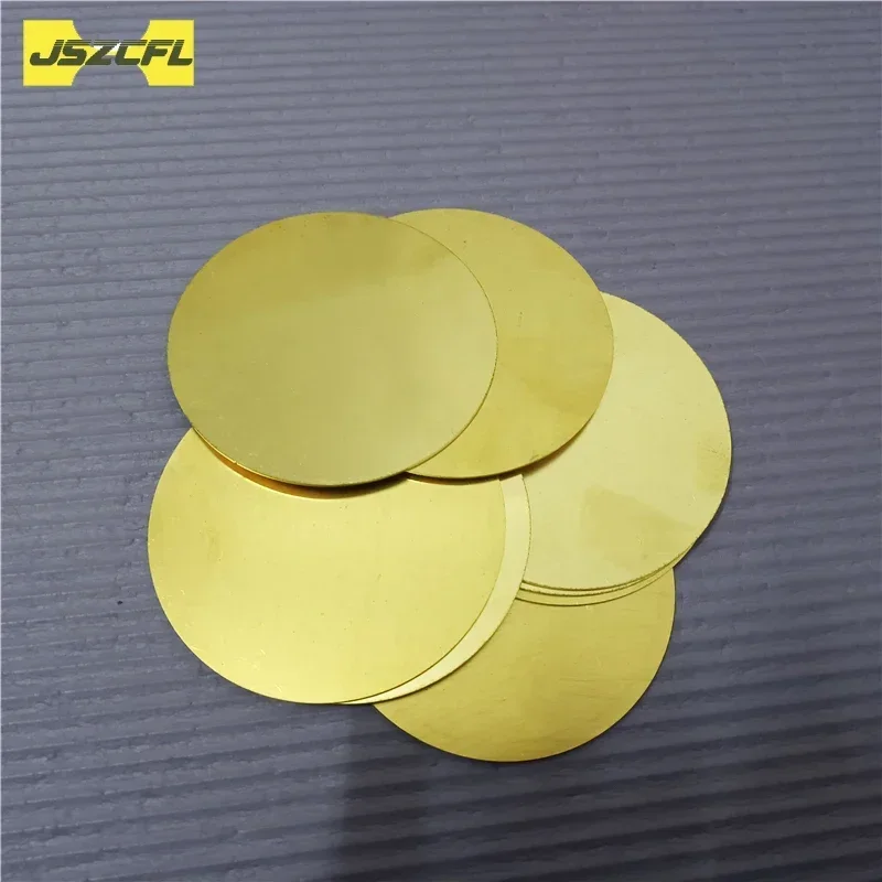 1 шт. H62 латунная металлическая круглая листовая пластина толщиной 0 5/0 8/1/1 5/2 мм 60x60