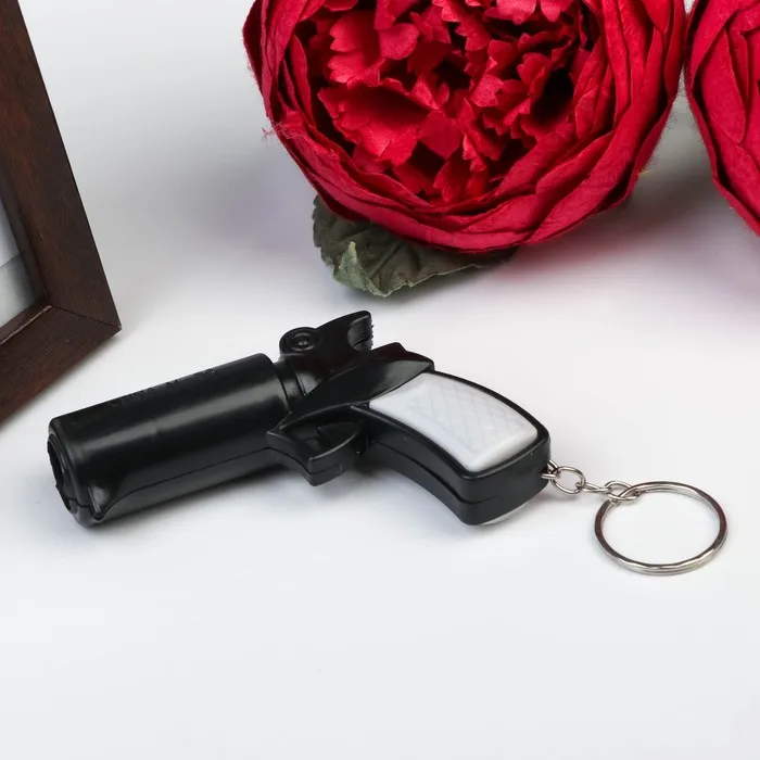 Фонарик свет на кольце &quotПистолет&quot светит M-56 МИКС 5 5х7 5х2 см |