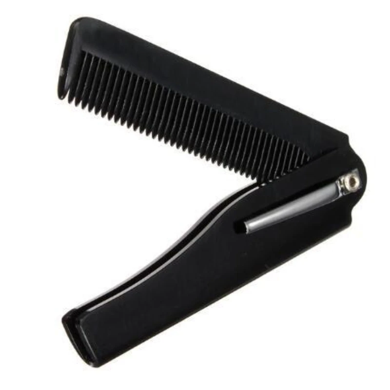

Black Mini Pocket Beard Comb For Men Plastic Moustache Beauty Detangling Comb Styling Tools Beard Brush Facial Hairbrush Beard