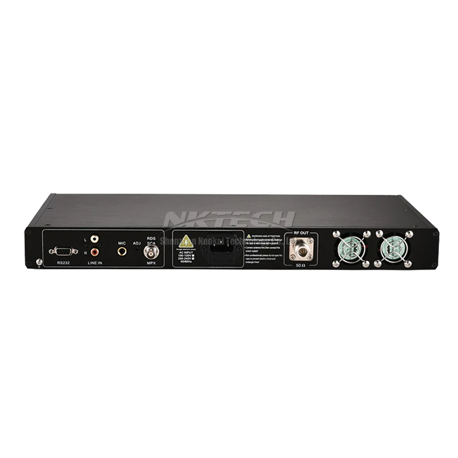 Фото CZE-T501 CZERF PLL стерео FM-передатчик 0-50 Вт Регулируемая мощность радиовещания RS232 6,5 мм MIC NJ RDS порт чистый звук Качество №3