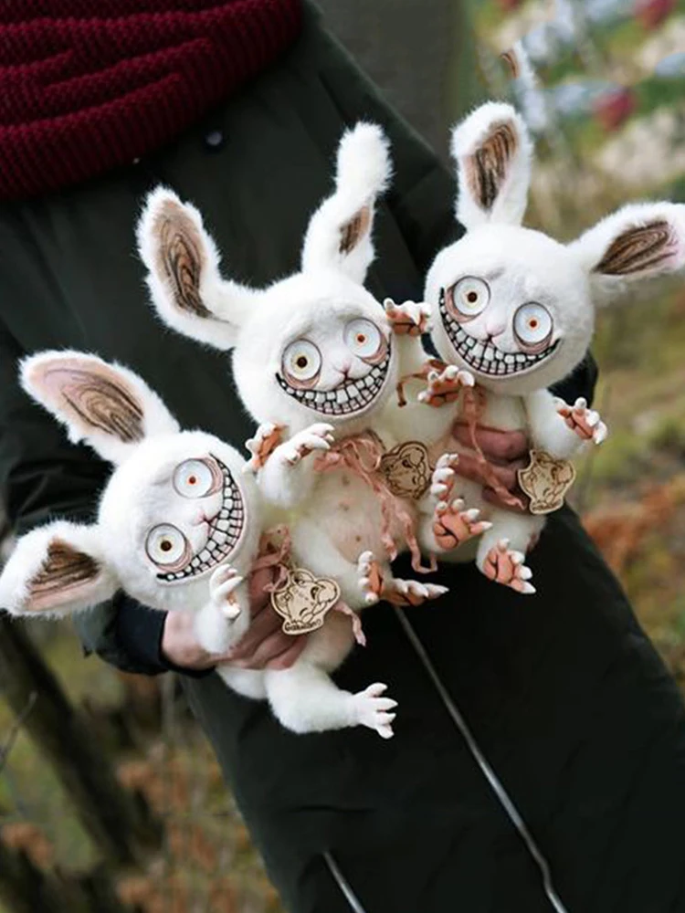 

Gakman Creatures Easter Bunny Plush Toy Doll Weird Bunny Rabbit Doll Home Decoration New Year Birthday Gift Easter Home Decor