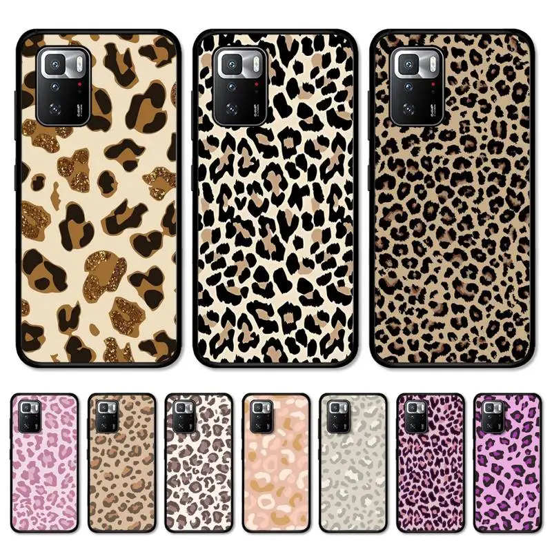 

Leopard Print Phone Case for Redmi Note 8 7 9 4 6 pro max T X 5A 3 10 lite pro