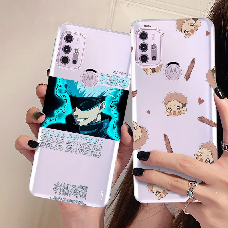 

Jujutsu Kaisen Case for Moto G7 G8 G9 Play Power G30 G20 G10 G60 G22 4G EU One Vision Zoom Action G Stylus 2021 Pure Covers