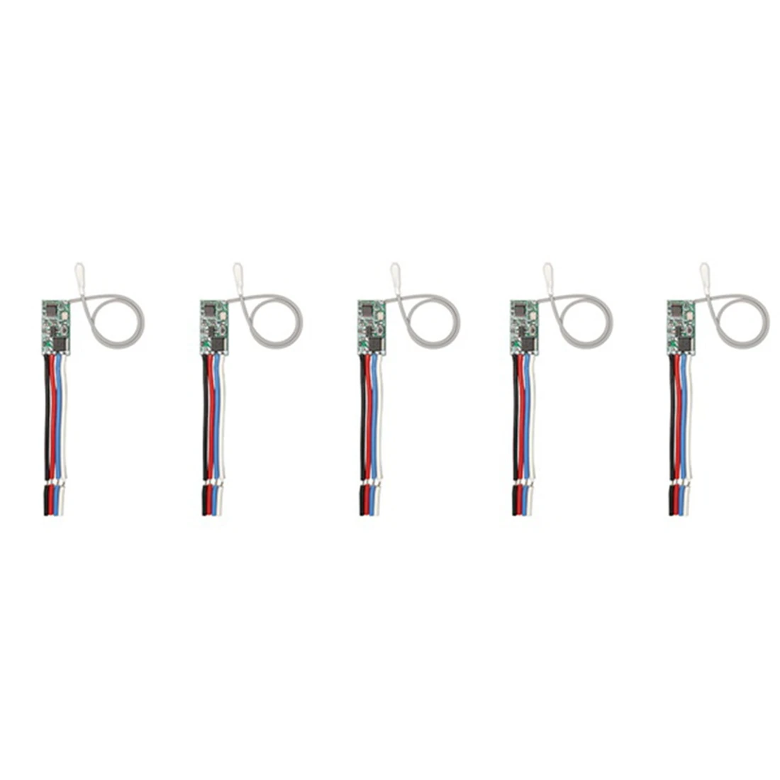 

Релейный приемник, 5 шт., 433 МГц, 1 канал, универсальный беспроводной пульт дистанционного управления, микромодуль, светодиодный светильник