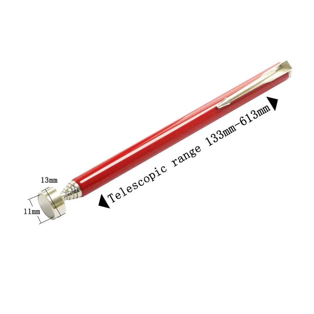 

Телескопическая магнитная ручка с подсветкой, мини-портативный магнитный инструмент для захвата, выдвижная палка для захвата винтов, гайка, болт