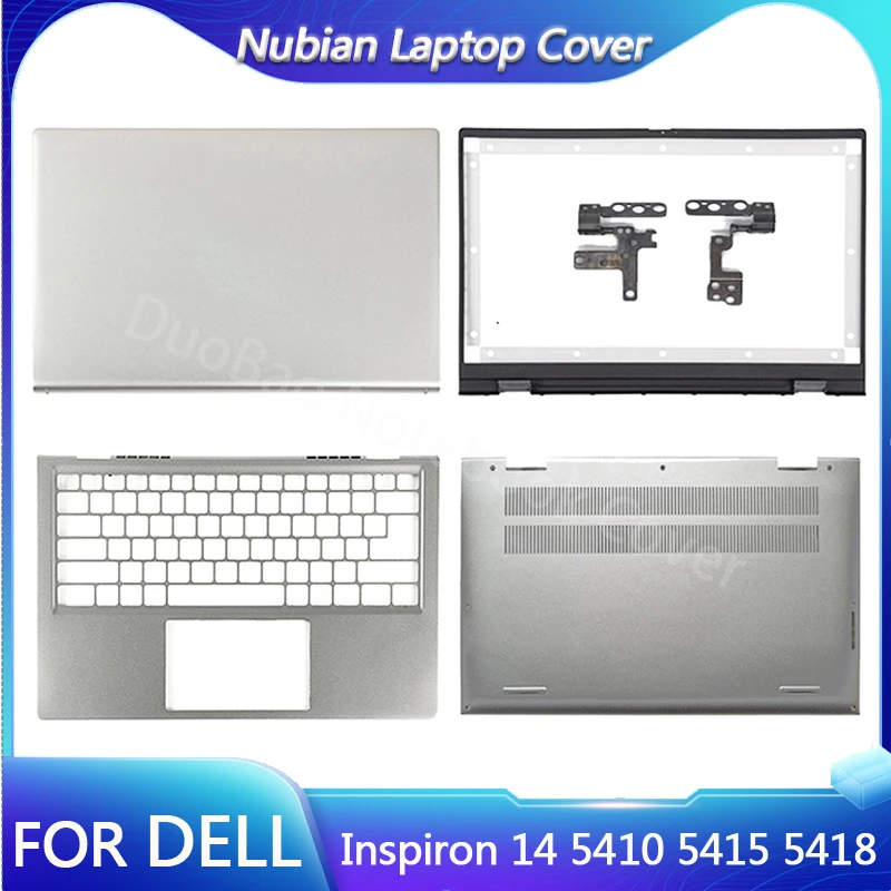 

New For Dell Inspiron 14 5410 5415 5418 Laptop Case LCD Back Cover Front Bezel Hinges Palmrest Bottom Case Top Lid 0CYT45 06M9P2