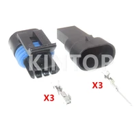 1 set 3 pins auto replacement connector accessories 12162280 12162182 12162185 car electric cable male plug female socket