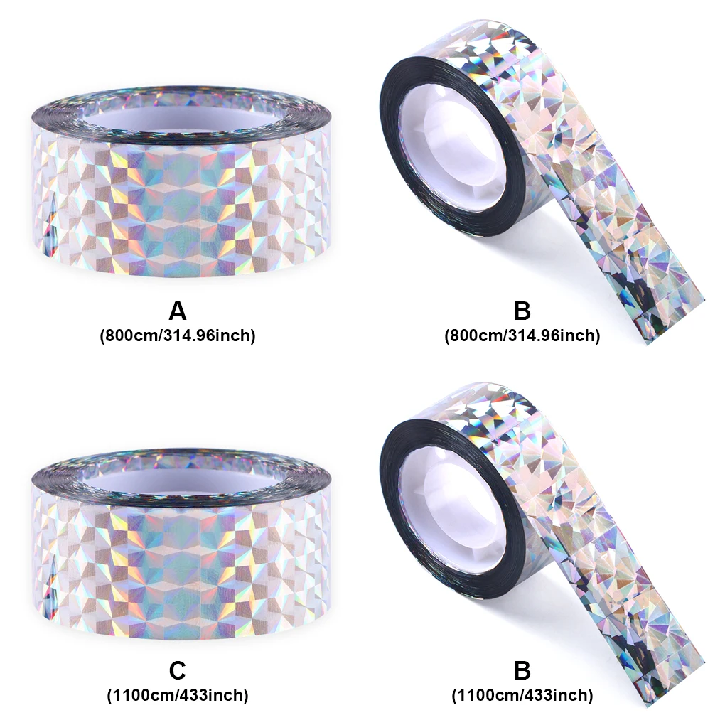 Напугающая лента, безопасные наклейки, пленка из полиэстера, долговечные практичные принадлежности, прочный аксессуар для улицы, тип 3