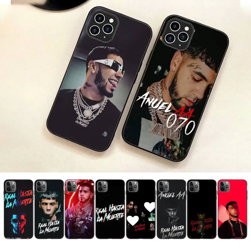 

Anuel AA Real Hasta La Muerte Phone Case For Iphone 7 8 Plus X Xr Xs 11 12 13 14 Se2020 Mini Pro Max Mobile Iphones Case
