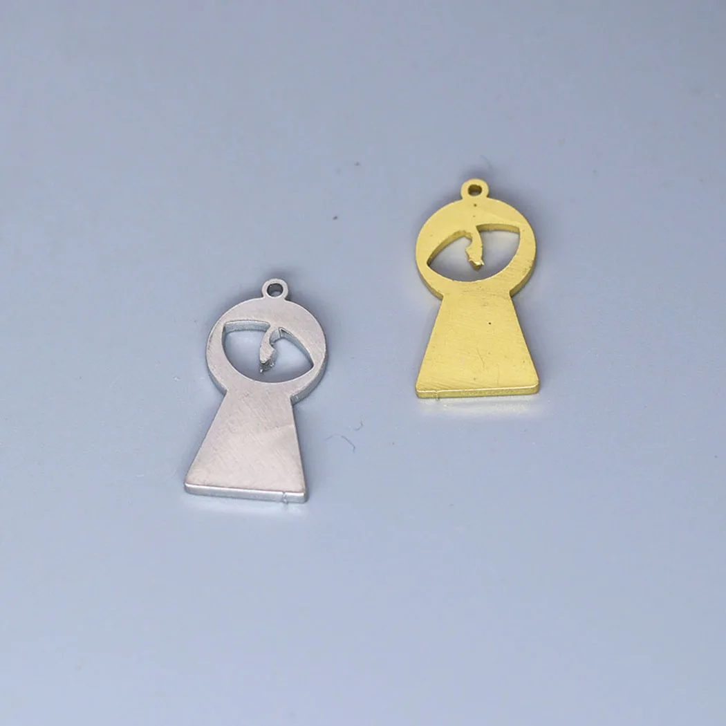 

5pcs/lot Evil Eye Charm Pendants Making DIY Stainless Steel Handmade Finding Jewelry