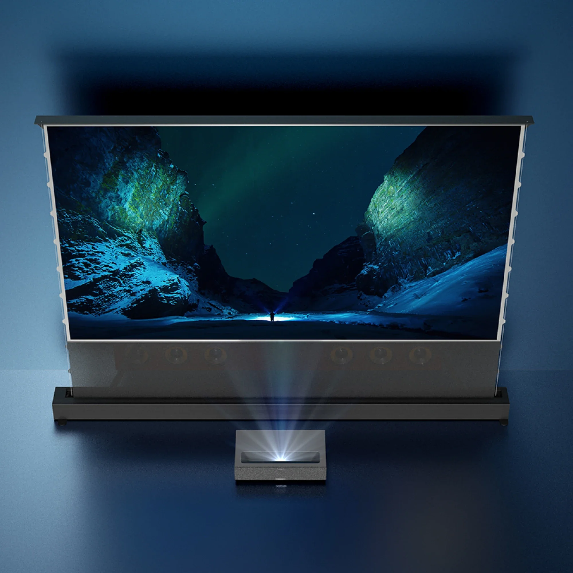 2024 НОВЫЙ дизайн X Wupro CBSP Проекционный экран для поднятия пола 120-дюймовый 4K Ultra HD