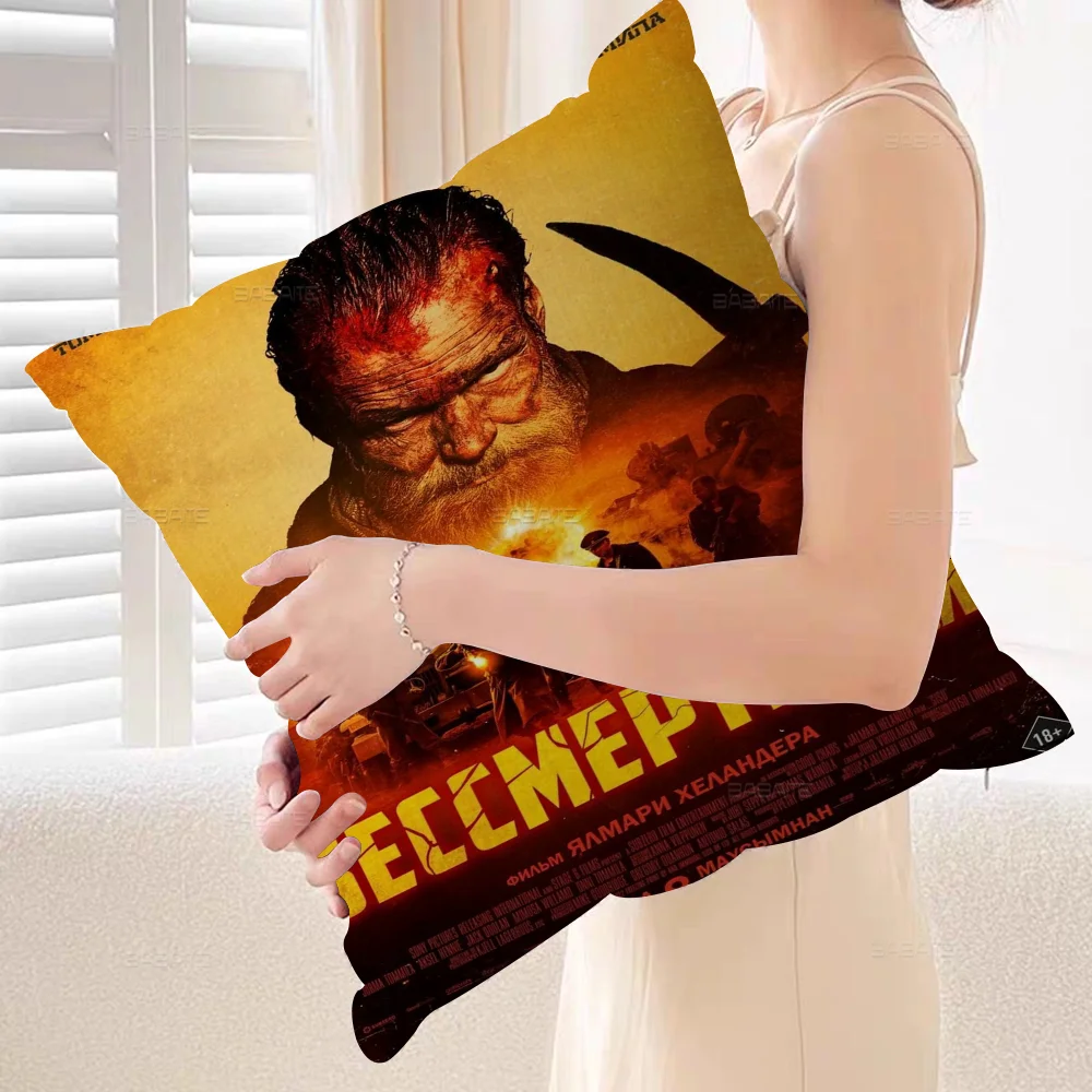 Sisu 2023 New Action Movie Pillow Cushion Cover Pillowcase Living Room Sofa Home Decor Customized