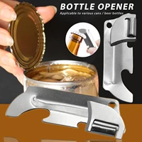 10pcs foldable mini beer can opener portable stainless steel beverage can opener bottle decapitator kitchen tools for home bar
