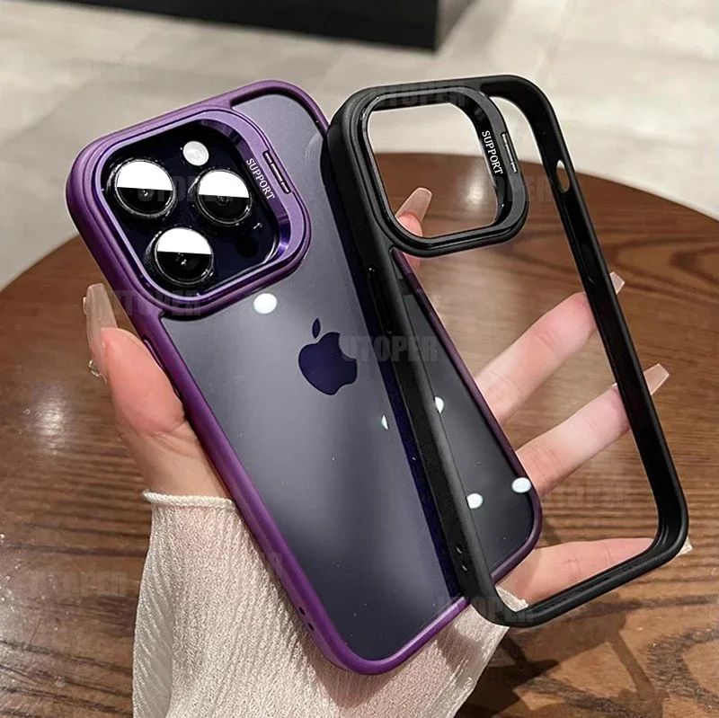 Прозрачный акриловый чехол для IPhone 16 15 14 13 12 11 Pro Max Plus