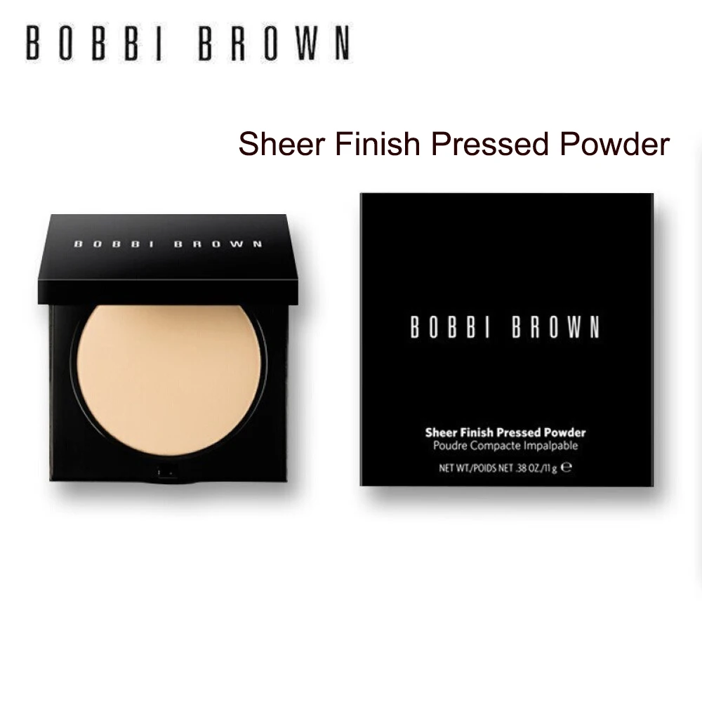 

Original Bobbi Brown Sheer Finish Pressed Powder Oil Control and Lasting Makeup Pressed Powder Facial 01 Pale Yellow 10g/0.35oz