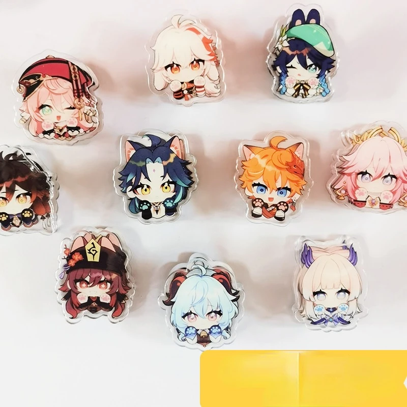 

Ударные закладки Genshin, аниме Arataki школьные закладки CYNO, милые полипропиленовые зажимы для книг, акриловые маркеры, Канцтовары, школьные принадлежности