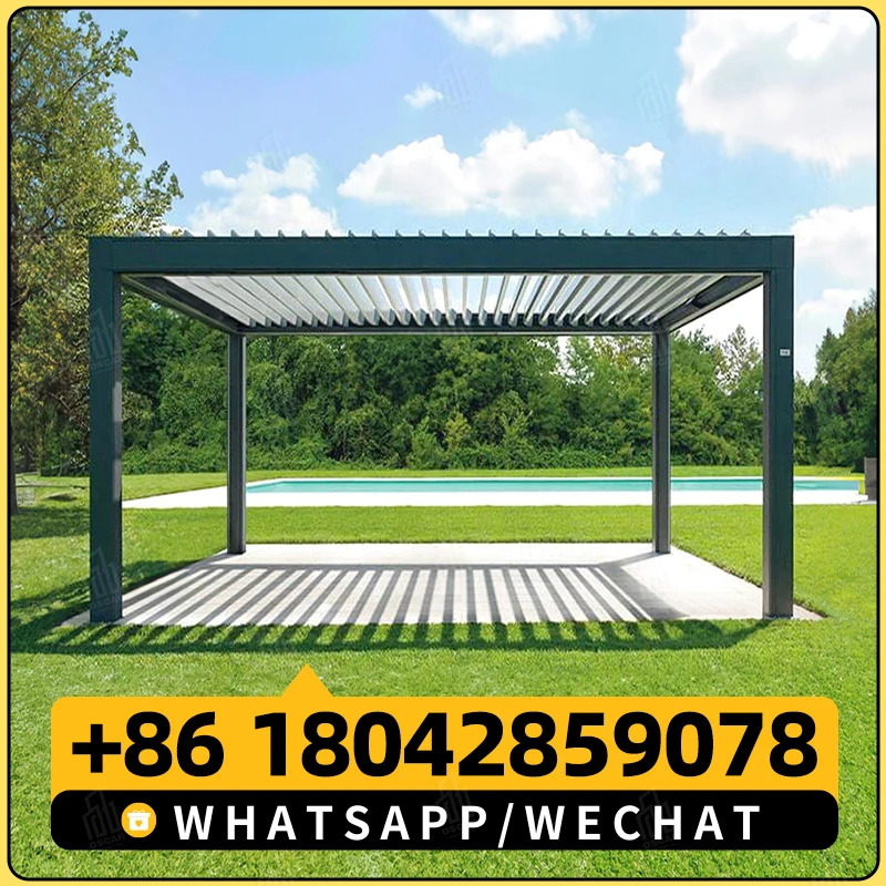 AlunoTec металлические чехлы для штор электрическая водонепроницаемая садовая