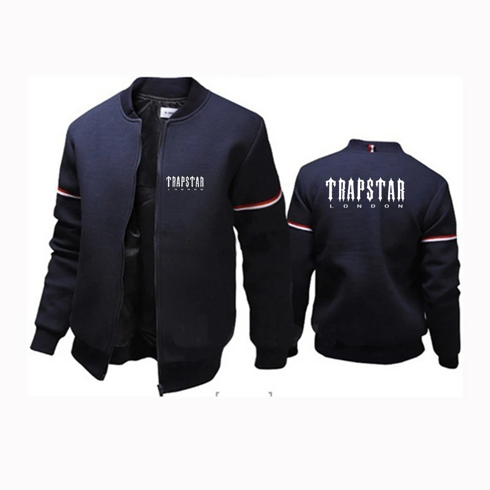 

Trapstar London 2022 Men's New Fight Jackets Long Sleeves Hooded Silm Fit Harajuku Streetwears Zipper Hoodies Cardigan Coats Top