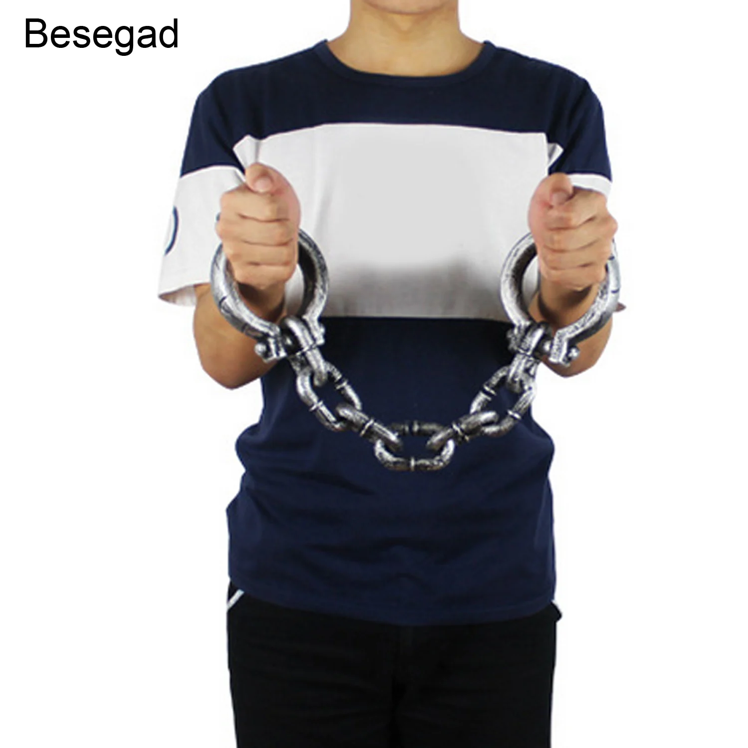 Смешные Пластиковые наручники Besegad игрушки модное платье Хэллоуин необычная