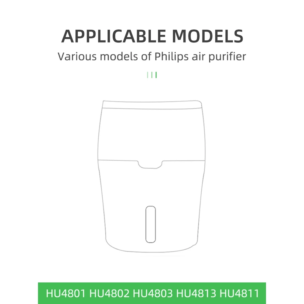 1 шт. сменный фильтр увлажнителя для Philips HU4801/4802/4803/4811/4813 фильтрующие элементы