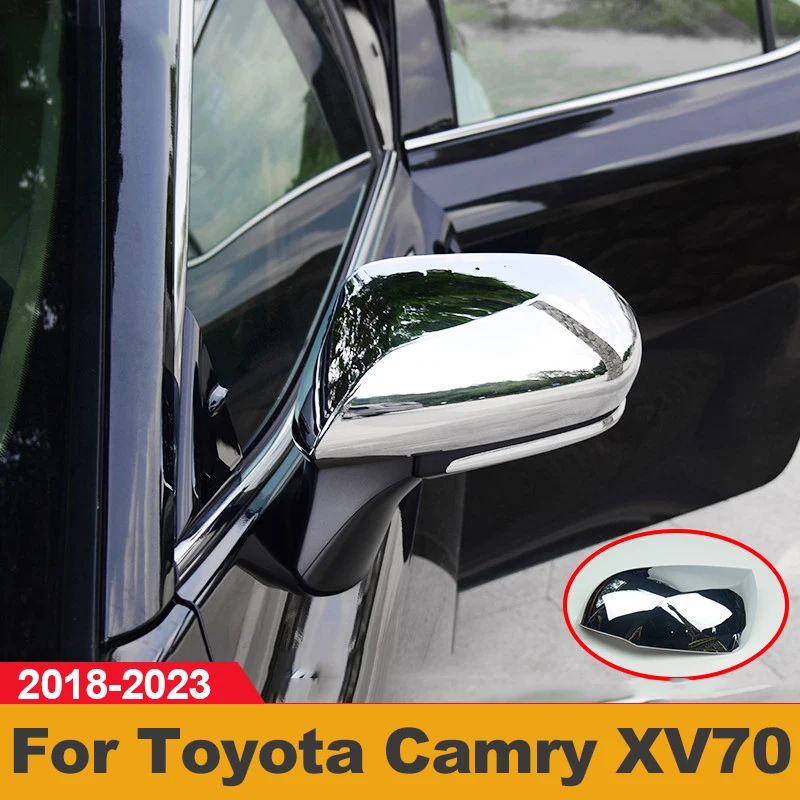 

Аксессуары для стайлинга автомобиля для Toyota Camry 70 XV70 2018-2021 2022 2023 ABS боковой молдинг для зеркала заднего вида обшивка чехол наклейки
