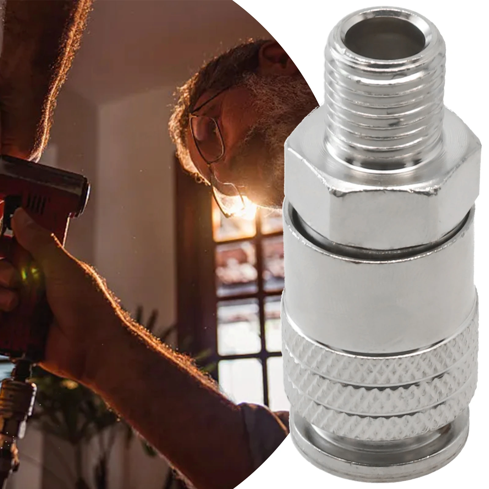 

Thread Female Head Pneumatic Connector Coupler Coupling Connector For Air Compressor G1/4 Male Thread Air Compressors