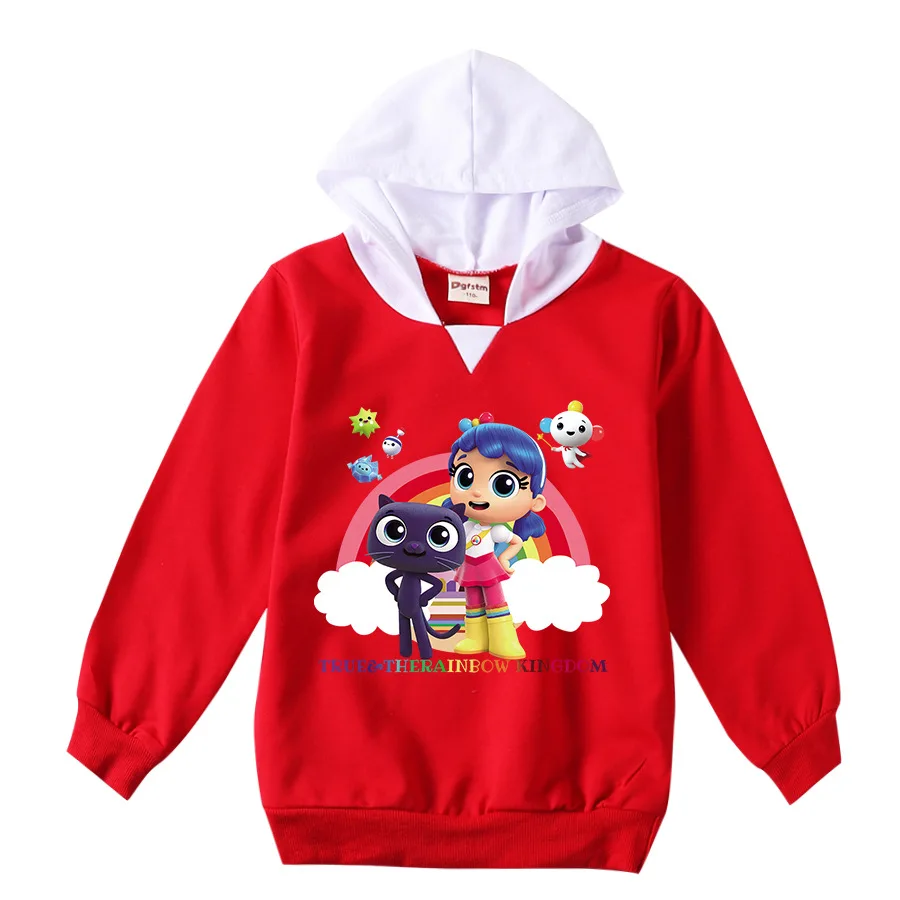 

True and The Rainbow Kingdom Hoodies Kids Long Sleeve Sweatshirt Toddler Girls Outfits Young Children Coats Baby Boy Clothes