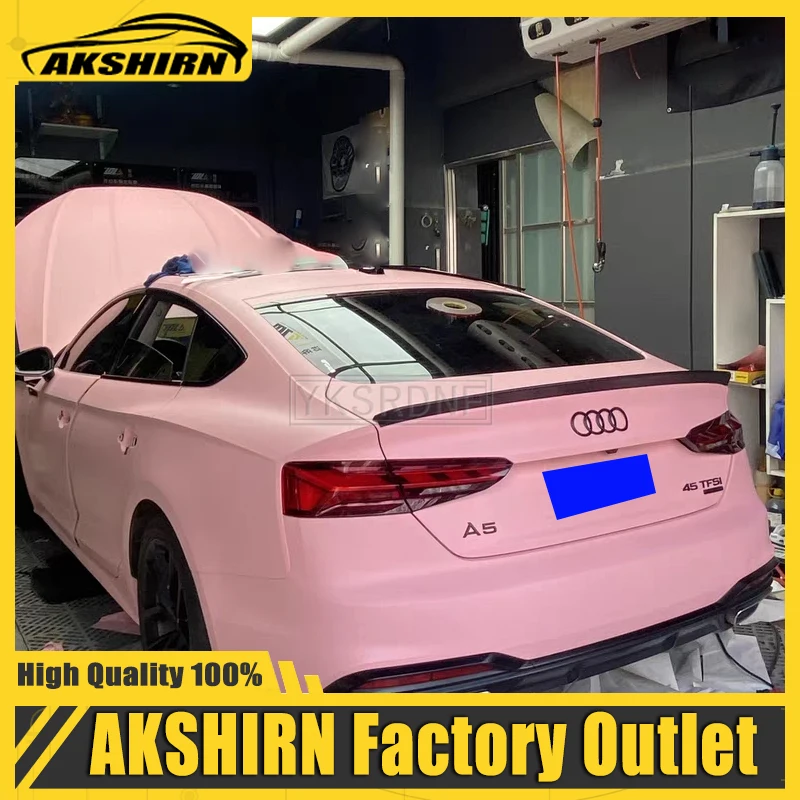 

Четырехдверный спойлер для Audi A5 2017 2018 2019 2020, Автомобильный задний спойлер для багажника, высококачественный автомобильный спойлер из АБС-материала
