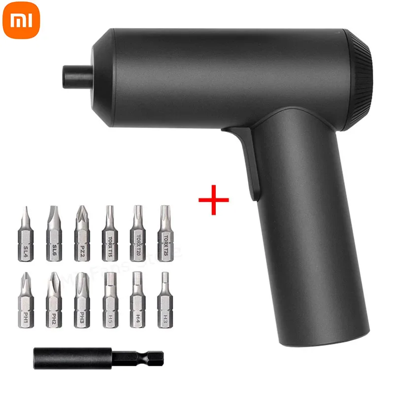 

XIAOMI Mijia Cordless Rechargeable Screwdriver 3.6V 2000mAh Li-ion 5N.m Electric Screwdriver With 12Pcs S2 Screw Bits For home
