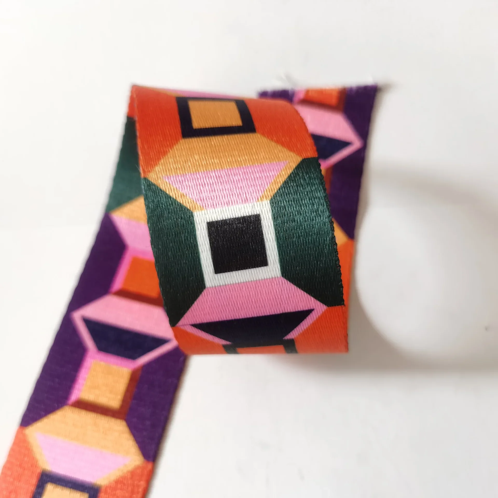 Цветной плетеный ремень с теплопередачей квадратный готовый к использованию