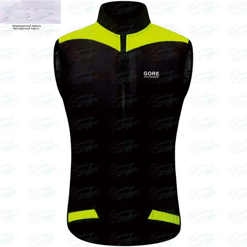 

Gore Cycling Wear Team Cycling Wind and Rain Vest Men's Outdoor Sports Jacket Bike coat New lightweight vest for everyone